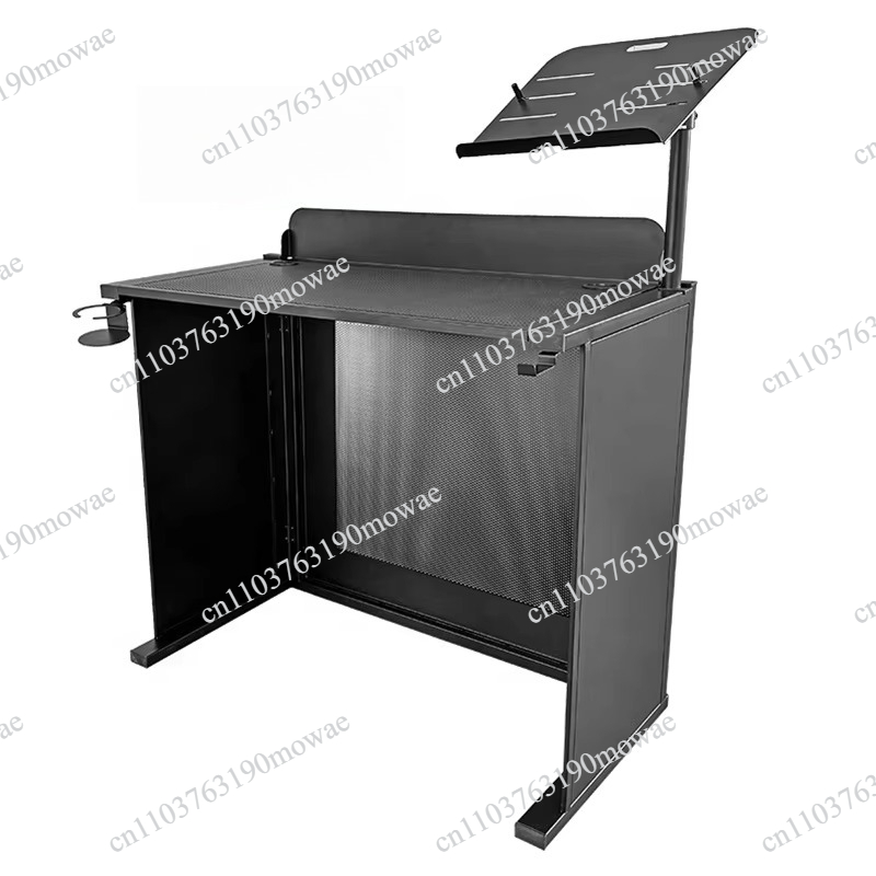 Laptop Accessories Table - Стальной DJ-стол со встроенной подставкой для