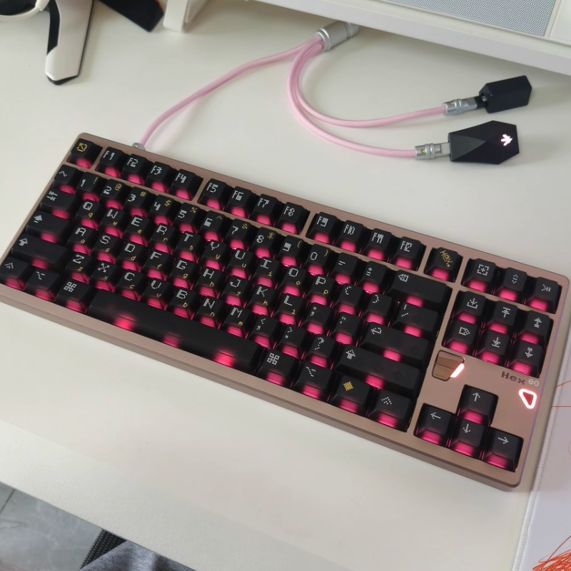 Laptop Accessories Brand - ATK QK Совместимая проводная клавиатура Hex80