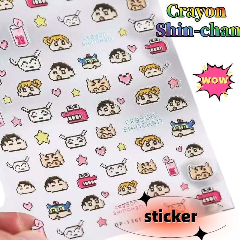 Laptop Accessories Decoration - Креативные бумажные наклейки Crayon Shin-chan Guka,