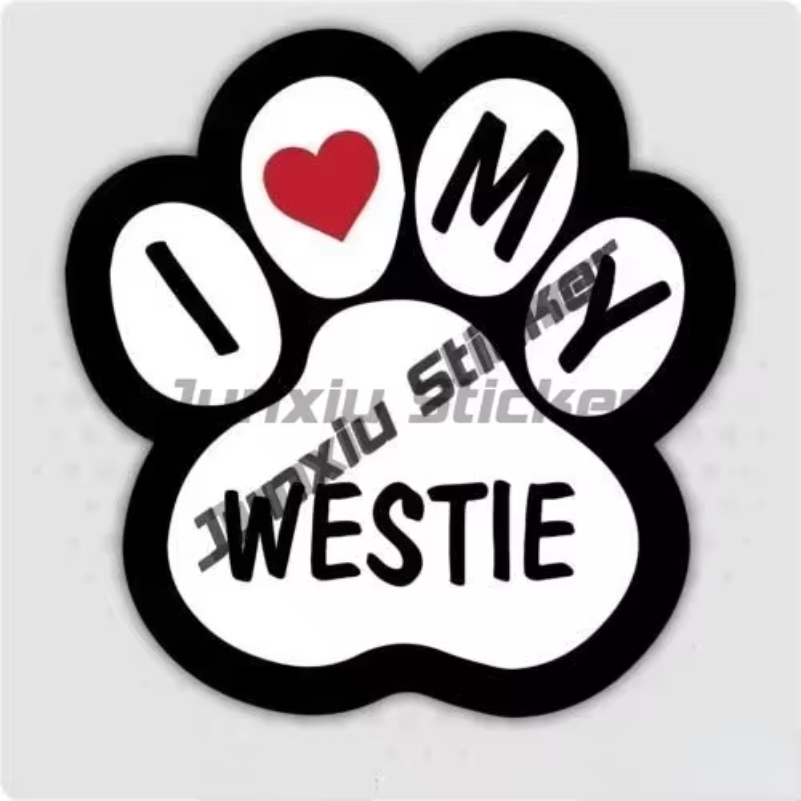 Westie Sticker I Love My Westi – обзор и цена Laptop Accessories Brand